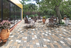 Πλακάκι Δαπέδου Πορσεναλάτο Roccia 30x60cm Γκρι/Μπεζ