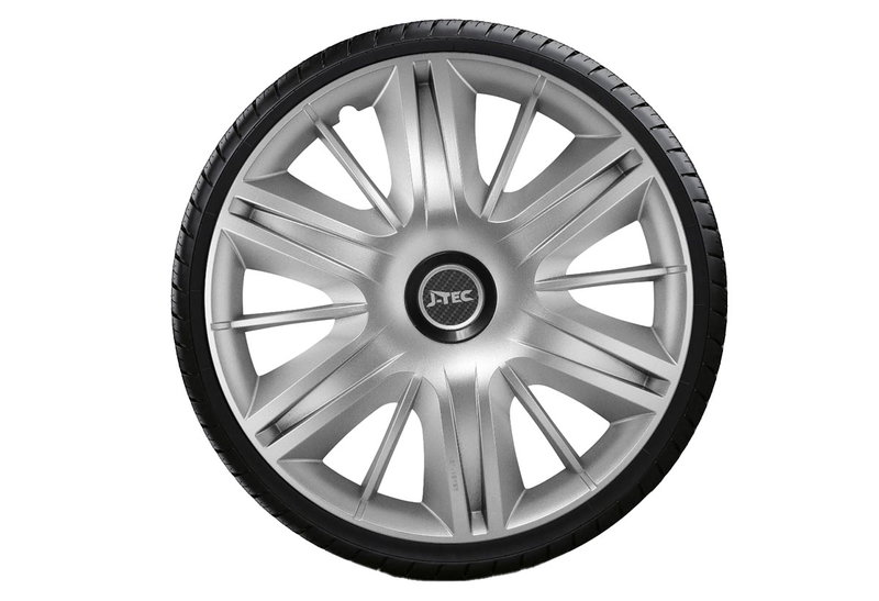 Σετ Τάσια J-Tec Maximus 14" Ασημί 4τμχ