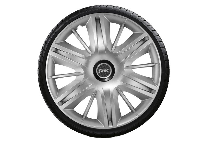 Σετ Τάσια J-Tec Maximus 15" Ασημί 4τμχ