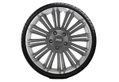 Σετ Τάσια J-Tec Discovery-R 14" Ασημί 4τμχ