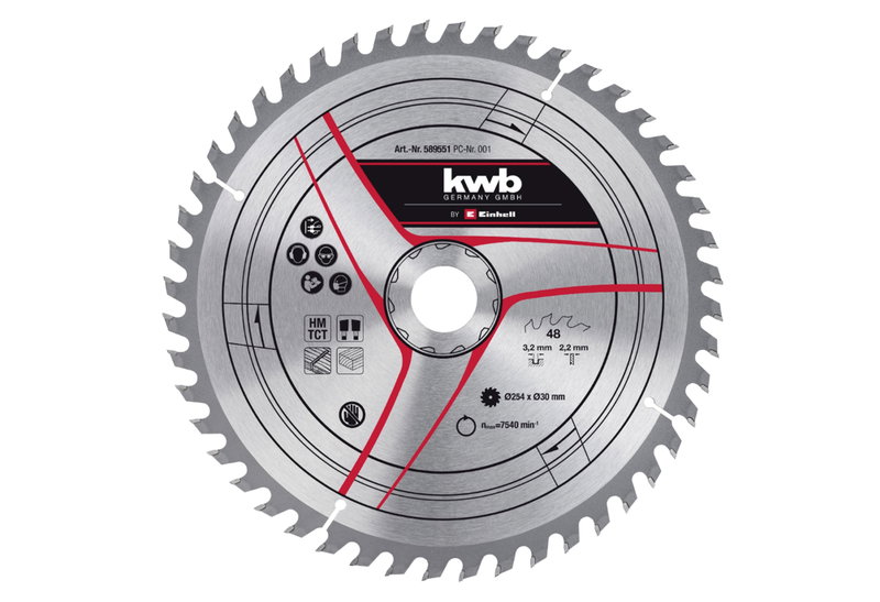 KWB Πριονοδίσκος 254mm