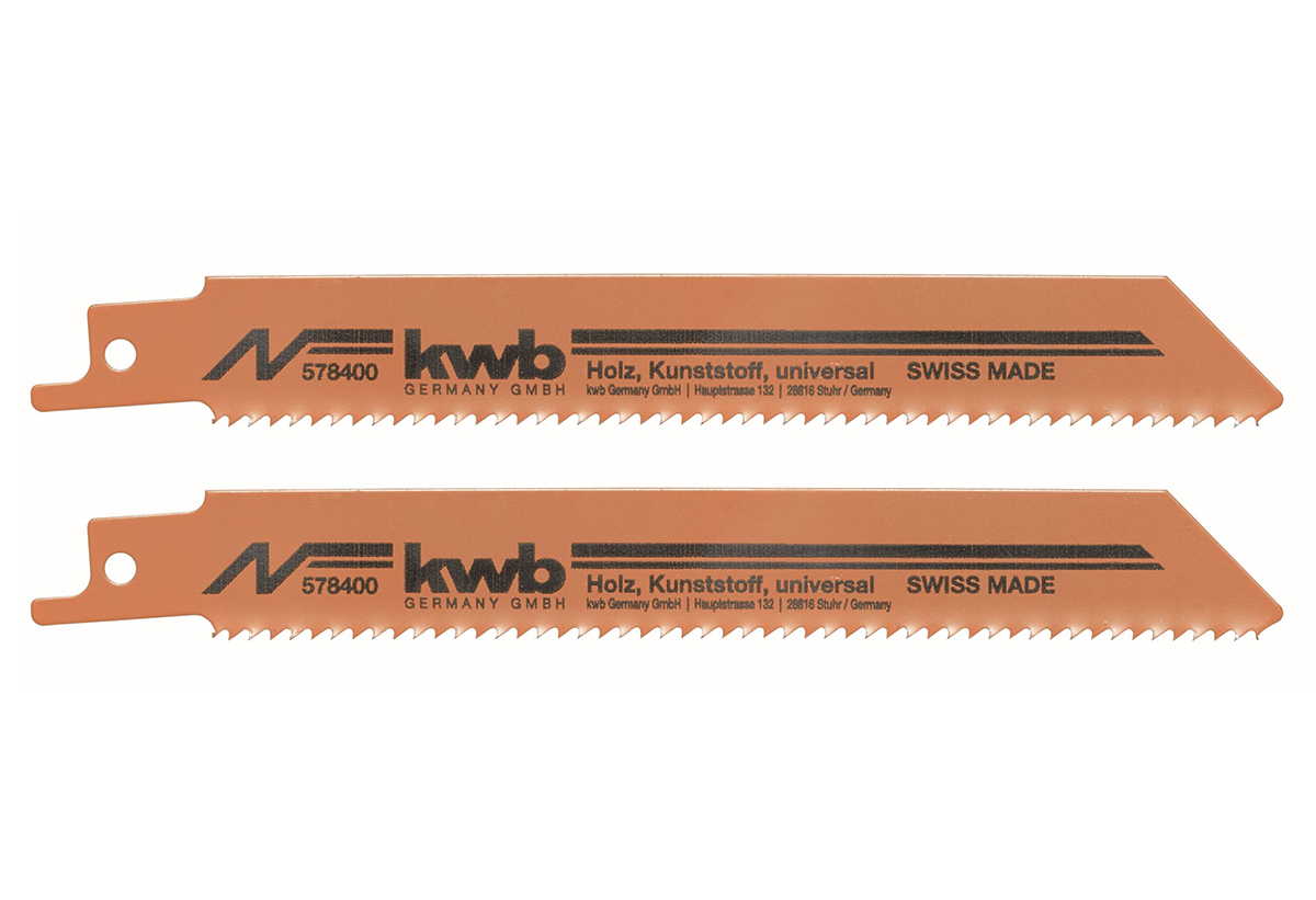 KWB Σετ Σπαθολάμες Μετάλλου/Ξύλου Γενικής Χρήσης 2τμχ