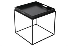 Βοηθητικό Τραπέζι Butler Μαύρο Μ45xΠ45xΥ45cm