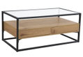 Τραπέζι  Gossip Natural Μ103xΠ57xΥ45cm