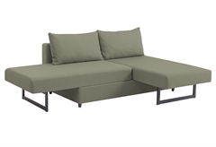 Mozzi Parma Καναπές-Κρεβάτι Διθέσιος Taupe  Μ215xΠ213xΥ80cm