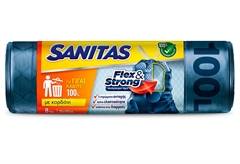 Sanitas Flex & Strong Σακούλες Απορριμάτων Giant 8 Τεμάχια