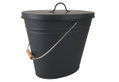 Δοχείο Συλλογής Στάχτης Homefit LB57B με Καπάκι Φ35x28x40cm Μαύρο