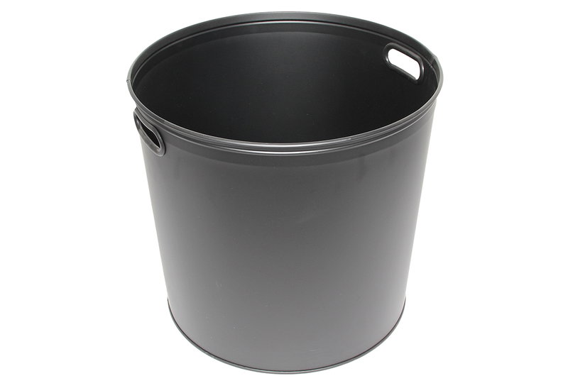 Κουβάς Ξύλων Budget T143B Μεταλλικός Μαύρος Φ44x40cm