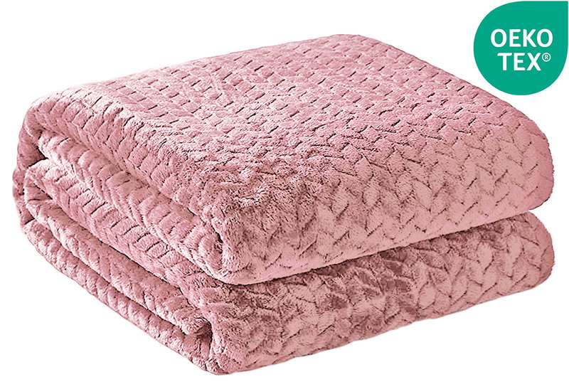 Κουβέρτα Flannel Μονή Ionion Rose 220x150cm