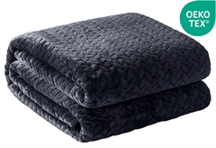 Κουβέρτα Flannel Μονή Ionion Blueblack 220x150cm