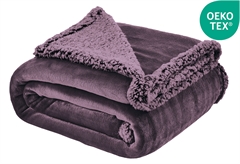 Κουβέρτα Flannel Μονή Ionion Mauve 220x150cm