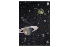 Χαλί Bioafrol Bordeaux Kids 190x133cm (PLANET GREY)