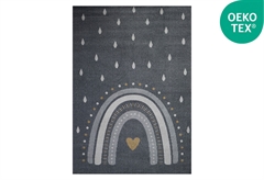 Χαλί Bioafrol Bordeaux Kids 190x133cm (RAINBOW LIGHT GREY)