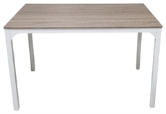 Τραπέζι Veso Μ120xΠ70xΥ75cm Λευκό