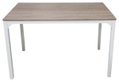 Τραπέζι Veso Μ120xΠ70xΥ75cm Λευκό