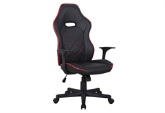 Liberta Gaming Forte Καρέκλα Γραφείου Μαύρη/Κόκκινη Μ65.5xΥ108/118xΠ61cm