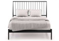 Κρεβάτι Ημίδιπλο KS Kouppas Milano Μαύρο για Στρώμα 200x120cm