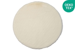 Χαλί Rabbit Fluffy Round Φ80cm Εκρού