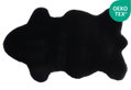 Χαλί Rabbit Fluffy Shape 100x60cm Μαύρο