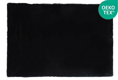 Χαλί Rabbit Fluffy 150x80cm Μαύρο