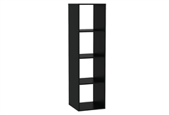 Βιβλιοθήκη Kitwood Cube Μ39xΠ40xY144cm Μαύρη