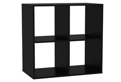 Βιβλιοθήκη Kitwood Cube Μ74xΠ40xΥ74cm Μαύρη