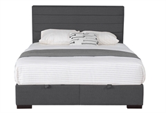 Liberta Nirvana Κρεβάτι Διπλό Γκρι με Αποθηκευτικό Χώρο & Στρώμα 200x160cm