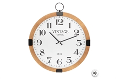 Ρολόι Τοίχου Atmosphera MDF Φ38cm Vintage
