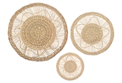 Διακοσμητικά Τοίχου Seagrass Φ18/28/38 cm