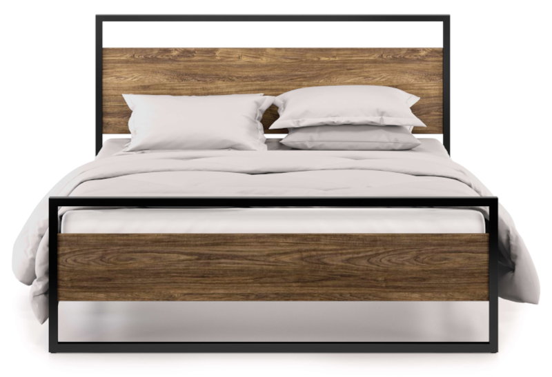 Κρεβάτι Ημίδιπλο KS Kouppas Liberty Lux Μαύρο για Στρώμα 200x120cm