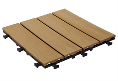 Nattera Σετ Πάτωμα Καφέ Μ30xΠ30cm 6τμχ