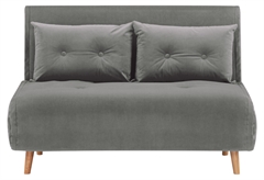 Homefit Napoli Καναπές-Κρεβάτι Σκούρο Γκρι 1220x88cm