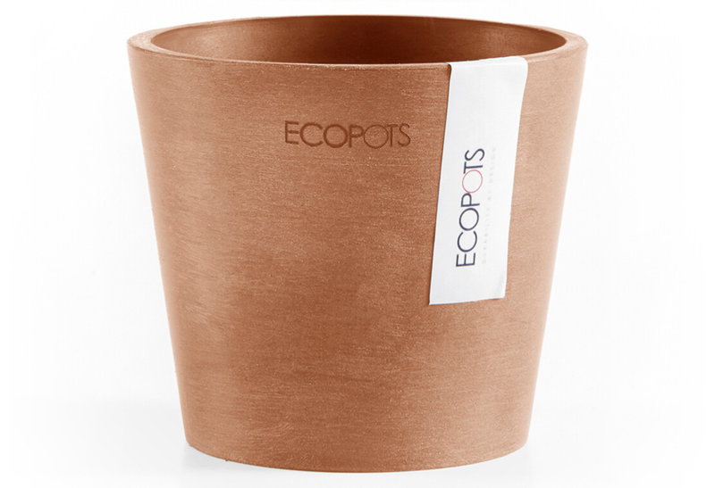 Ecopots Κασπώ Amsterdam Mini Τερακότα Φ10.5x9.2cm
