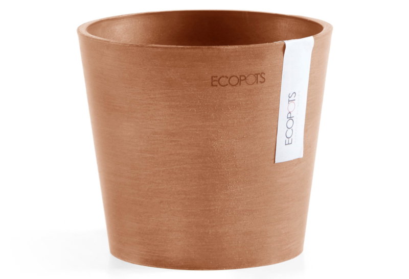 Ecopots Κασπώ Amsterdam Mini Τερακότα Φ13xΥ11.4cm