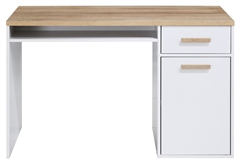 Γραφείο Student Μ120xΠ50xΥ76cm Λευκό/Natural