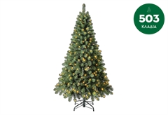 Χριστουγεννιάτικο Δέντρο Prelit 250LED Evergreen Oxford Pine 180cm