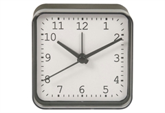 Αναλογικό Ρολόι-Ξυπνητήρι Ostaria Πλαστικό Μαύρο