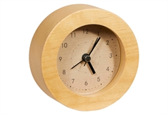 Αναλογικό Ρολόι Επιτραπέζιο Ostaria Ξύλινο Μπέζ/Μαύρο