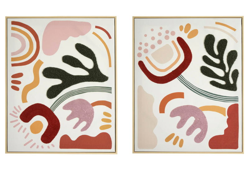 Ostaria Κάδρο Tufted 40x50cm σε 2 Σχέδια