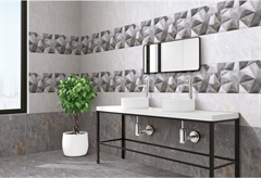 Πλακάκι Δαπέδου Κεραμικό Oceanos 30x30cm Ανοιχτό Γκρι