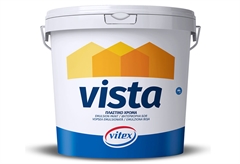 Vitex Vista Χρώμα Πλαστικό Λευκό 9lt