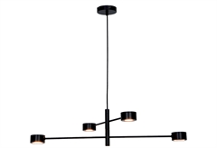 Κρεμαστό Φωτιστικό LED Viokef Prima 125cm Μαύρο