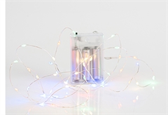 Χριστουγεννιάτικα Λαμπάκια Mini 20LED Μπαταρίας Jingle Joy Lights Πολύχρωμο 95cm