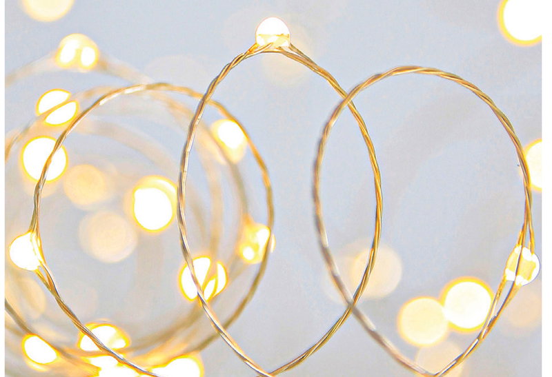 Χριστουγεννιάτικα Λαμπάκια Mini 100LED Ρεύματος Jingle Joy Lights Θερμό Λευκό 990cm