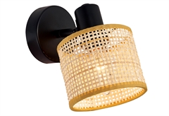 Απλίκα Σποτ Viokef Erica Ε14 Μαύρο/Μπεζ