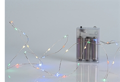 Χριστουγεννιάτικα Λαμπάκια Mini 80LED Μπαταρίας Jingle Joy Lights Πολύχρωμο 790cm