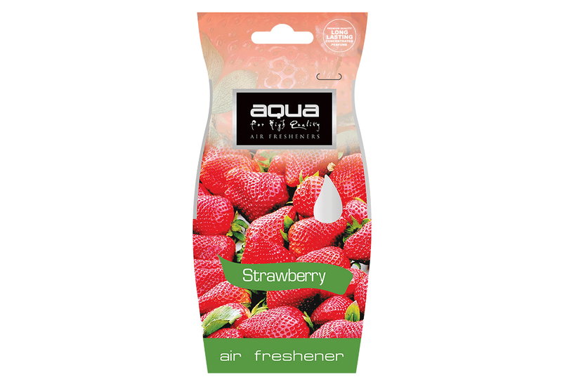 Αρωματικό Αυτοκινήτου Καρτέλα Aqua Air Fresheners Fruit Drop Strawberry
