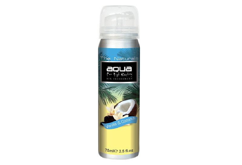 Αρωματικό Αυτοκινήτου Spray Aqua Air Fresheners Naturals Fruits Vanilla Coconut 75ml