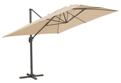 Ομπρέλα Κήπου Homefit Emerald Κρεμαστή 300Χ300XΥ260cm