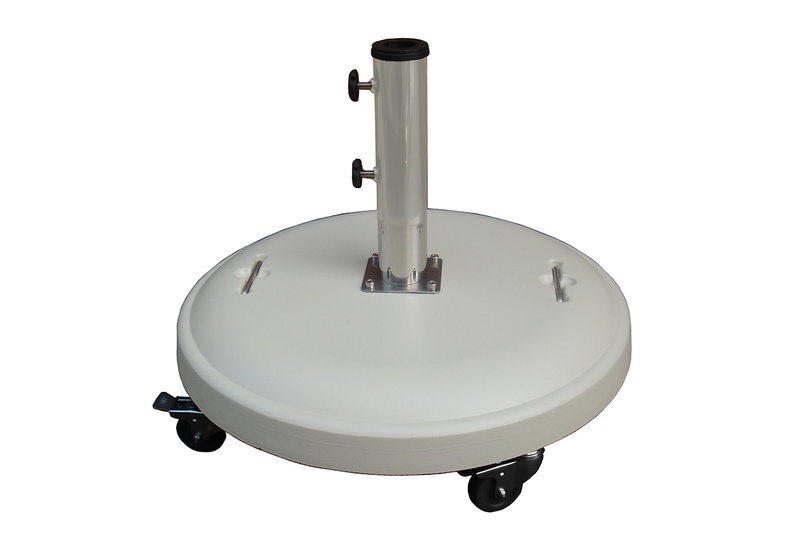 Nattera Βάση Ομπρέλας Φ60x45.5cm 50kg για Άξονα 38-48-58mm Λευκή
